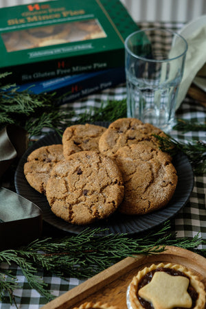 Chocolate Ginger Biscuits x5