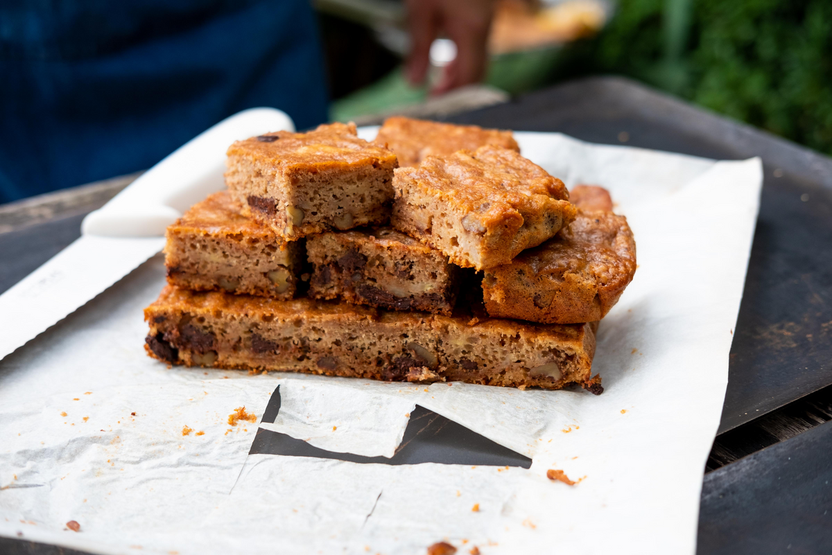 Tom’s Dark Chocolate and  Banana Loaf Cake