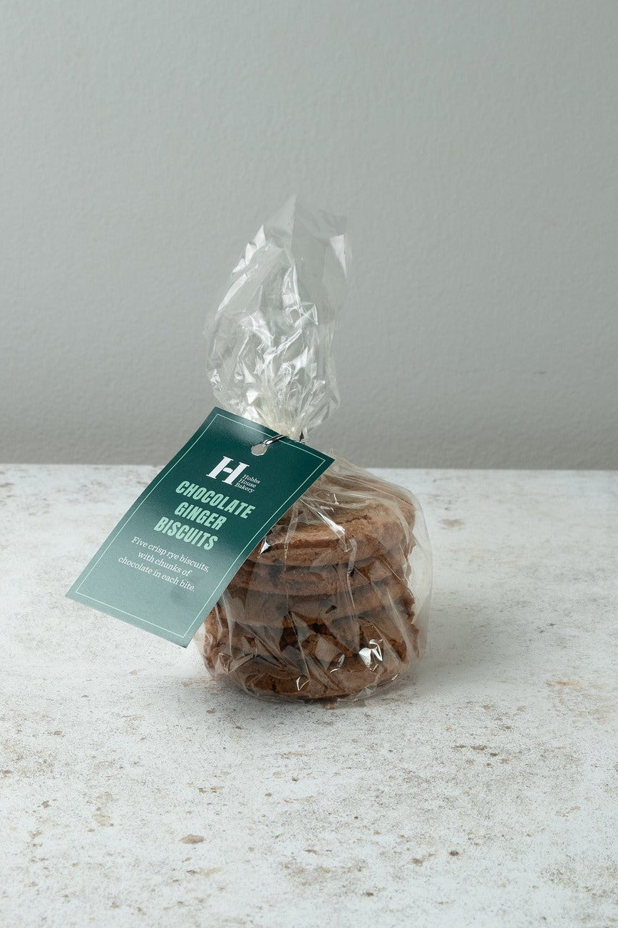 Chocolate Ginger Biscuits x5