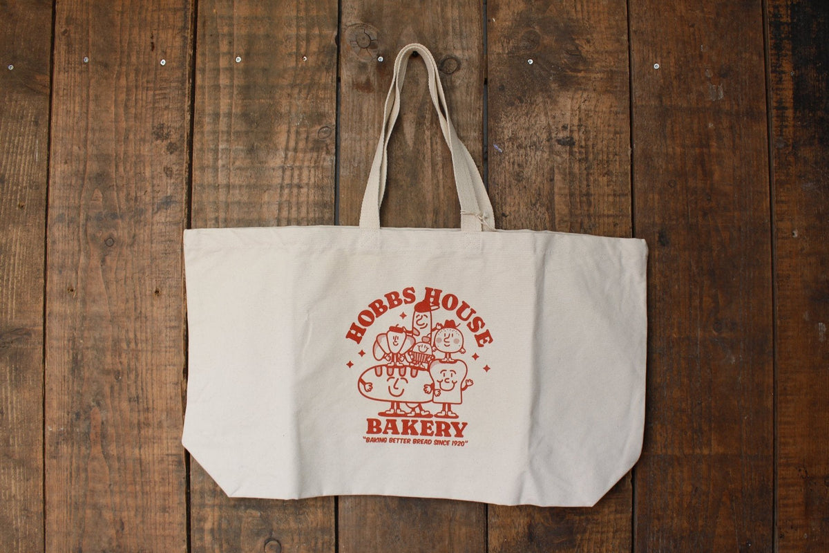 Retro Large Cotton Tote Bag