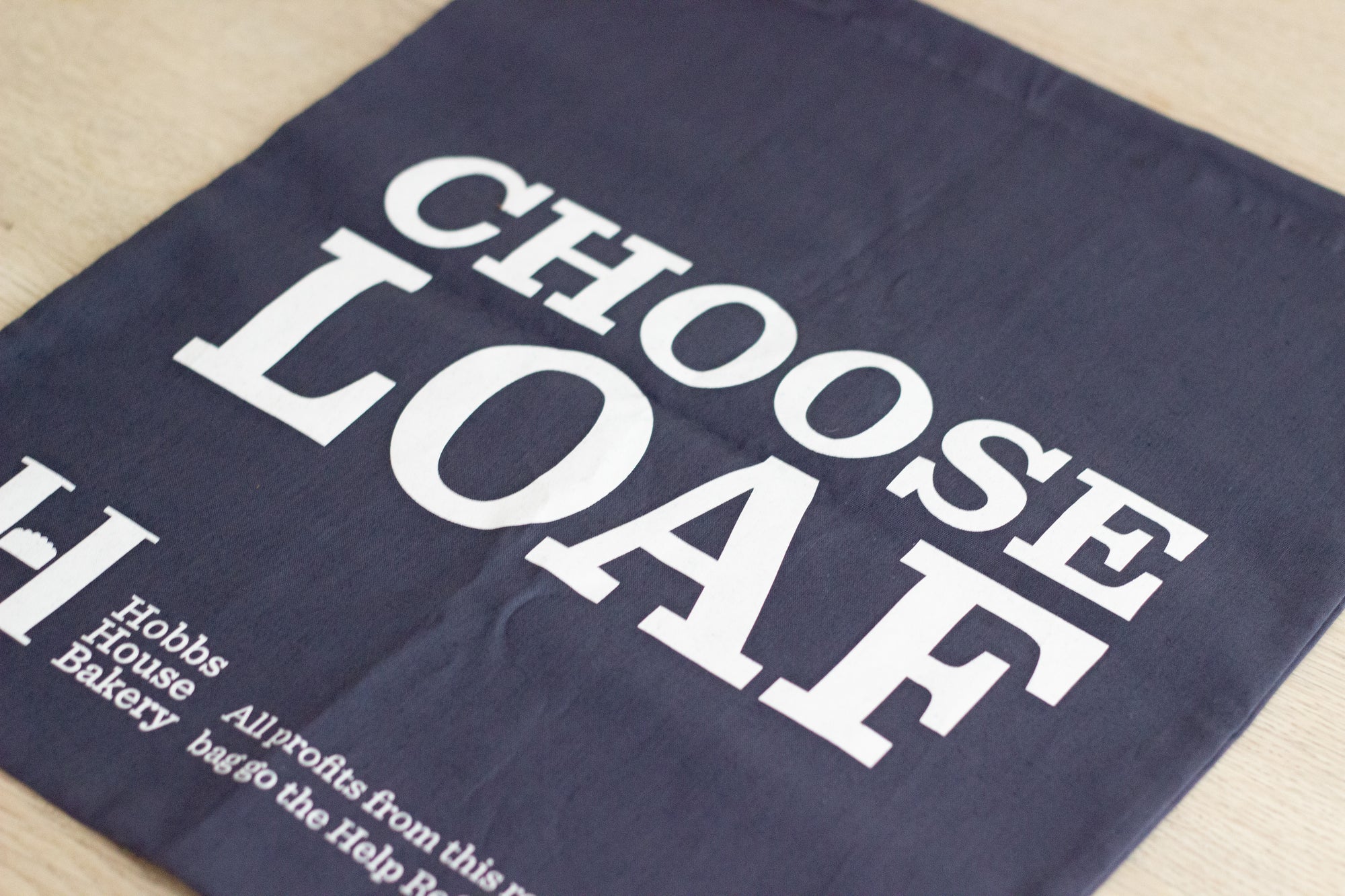 'Choose Loaf' Cotton Bread Bag