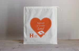'Spread a Little Loaf' Cotton Bread Bag